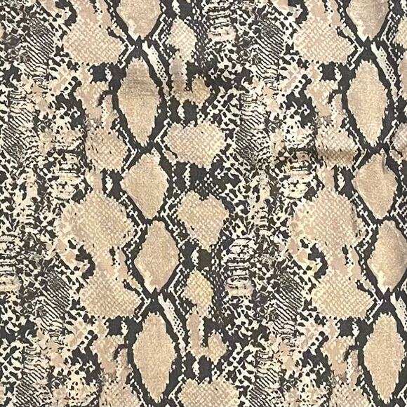 American Eagle Lightweight Snakeskin Midi Skirt, Size Large - Picture 2 of 9